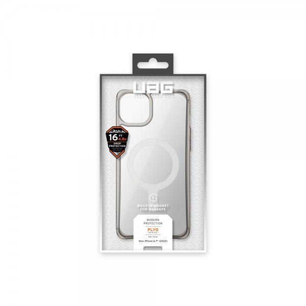 Urban Armor Gear (UAG) iPhone 14 Plus -kuori Plyo MagSafe Ash