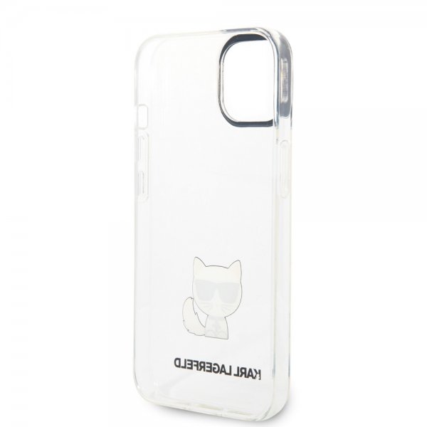 Karl Lagerfeld iPhone 14 Plus -kuori Printed Choupette Transparent