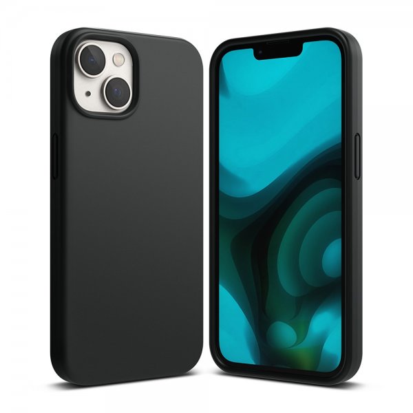 Ringke iPhone 14 Plus Silikonisuojakuori Musta