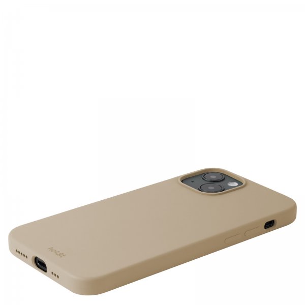 holdit iPhone 14 Plus Silikonisuojakuori Latte Beige