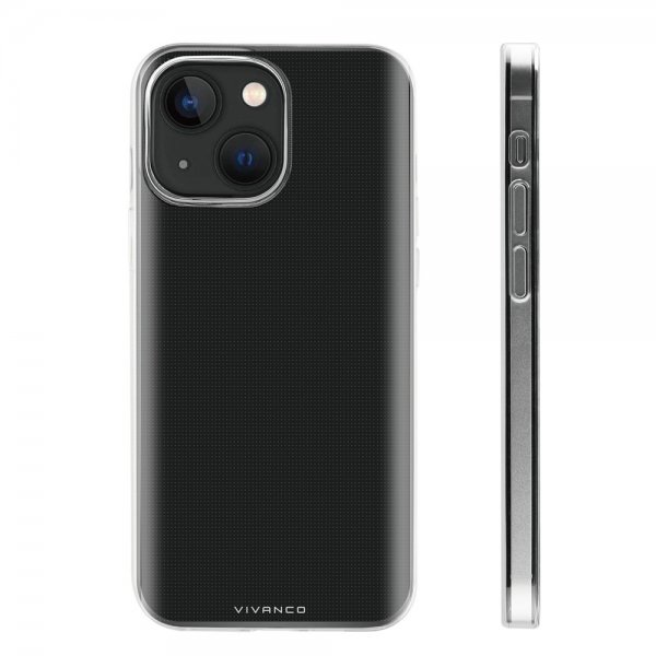 Vivanco iPhone 14 Plus -kuori Slim TPU, läpinäkyvä