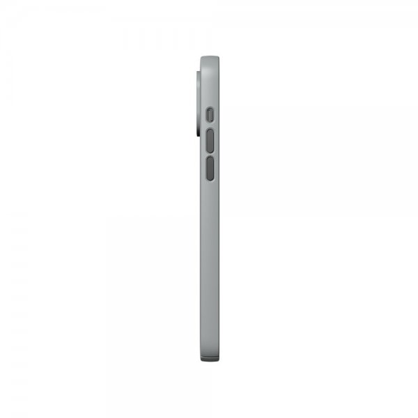 Nudient iPhone 14 Plus -kuori Thin Case MagSafe Concrete Grey