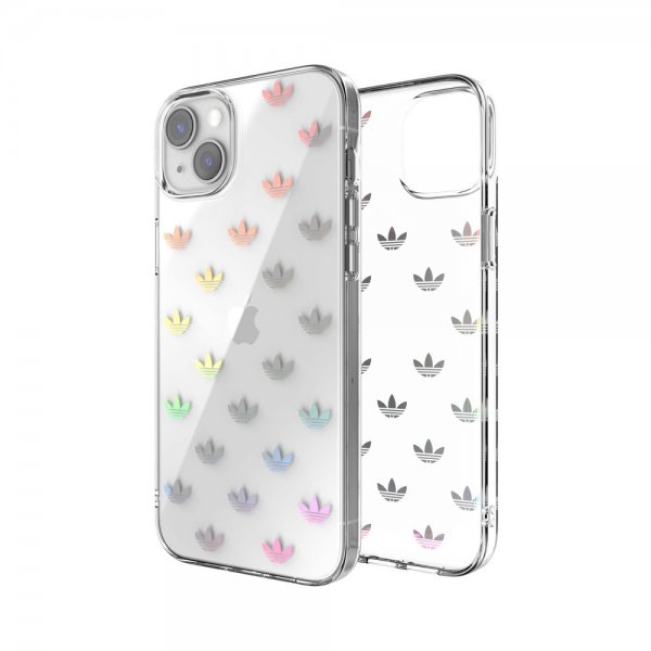 Adidas iPhone 14 Plus Kuori Trefoil Clear Case Transparent