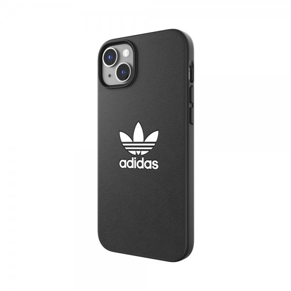 Adidas iPhone 14 Plus -kuori, Trefoil Snap Case, musta