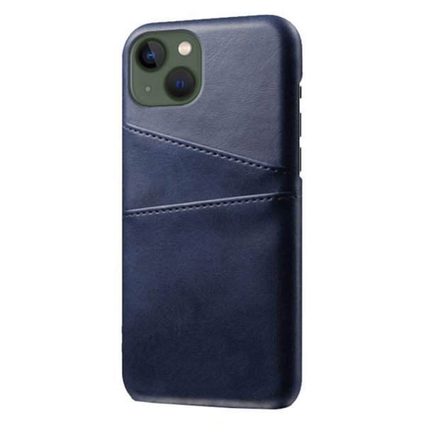 iPhone 14 Plus -kuori, kaksi korttipaikkaa, sininen