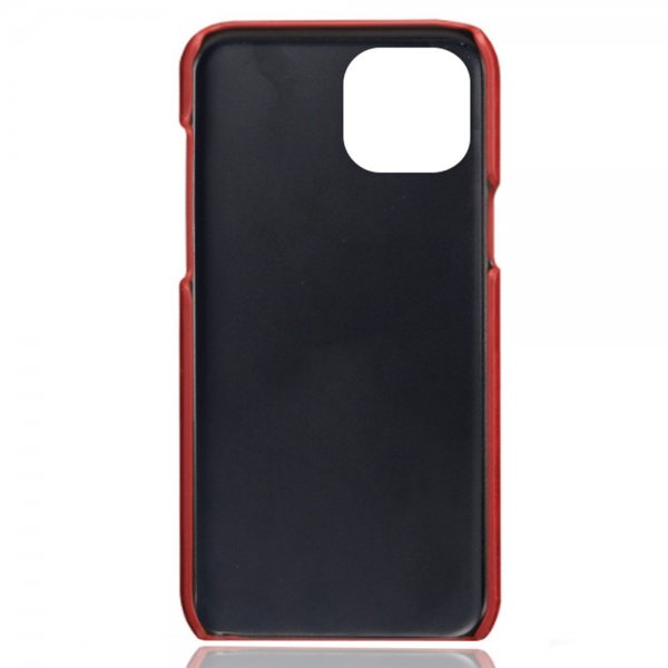 iPhone 14 Plus -kuori kahdella korttipaikalla, punainen