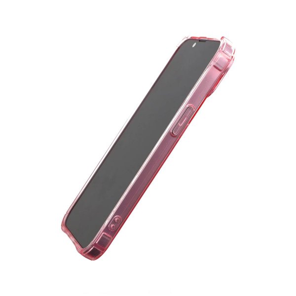 iPhone 14 Plus -kuoret korttipidikkeellä, iskunkestävät, vaaleanpunainen