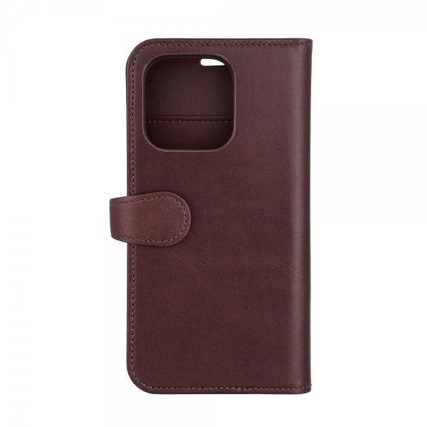 Buffalo iPhone 14 Pro suojakuori 2-in-1 Irrotettava Lompakko Ruskea