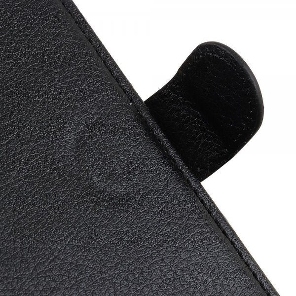 iPhone 14 Pro -suojakuori litsi-nahkaa, musta