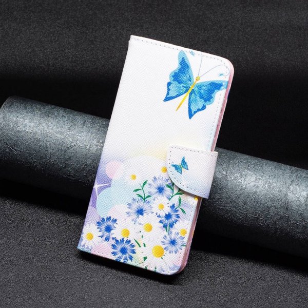 iPhone 14 Pro -suojakuori, perhos- ja kukkakuvio