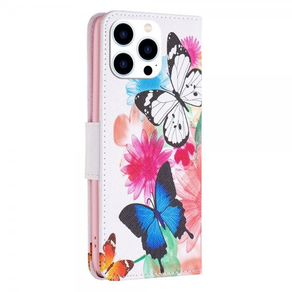 iPhone 14 Pro -kuoret Kaksi perhosta -kuvio