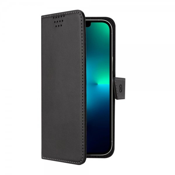 Celly iPhone 14 Pro -kotelo WALLYMAG Musta