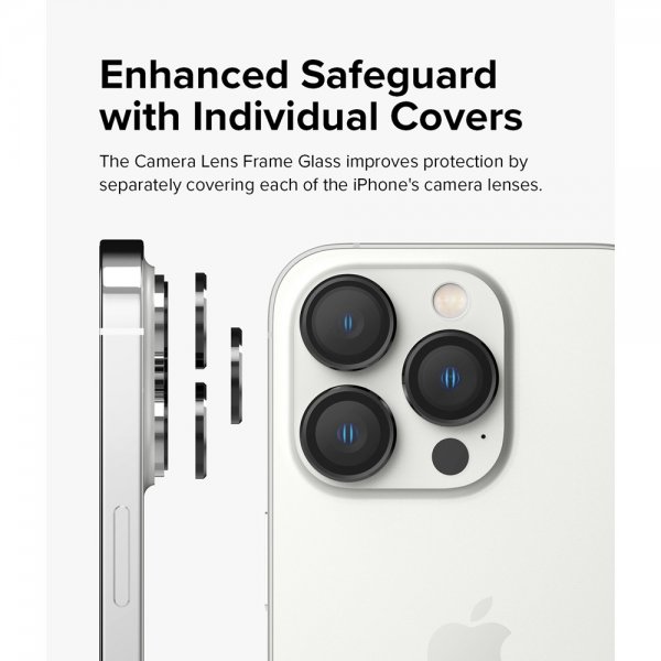 Ringke iPhone 14 Pro/iPhone 14 Pro Max Kamerasuojus Camera Lens Frame Musta