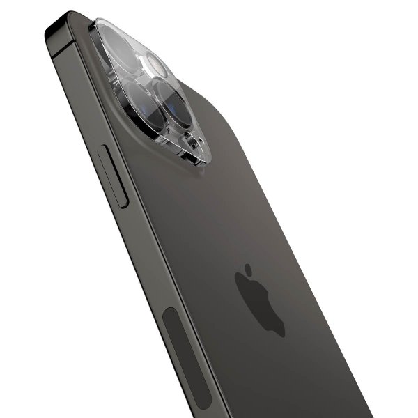 Spigen iPhone 14 Pro/14 Pro Max/15 Pro/15 Pro Max/16 Pro/16 Pro Max kamerans linssuojaus lasi.tR Optik 2-pack Crystal Clear