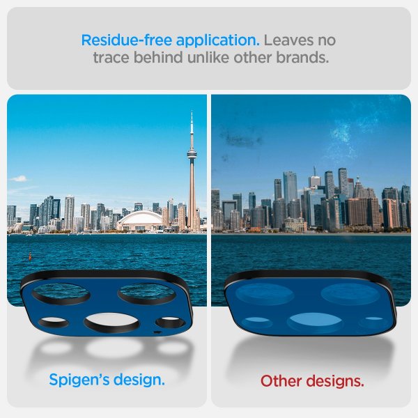 Spigen iPhone 14/15/16 Pro & Pro Max -kameran suojalasi Glas.tR Optik, 2 kpl, musta