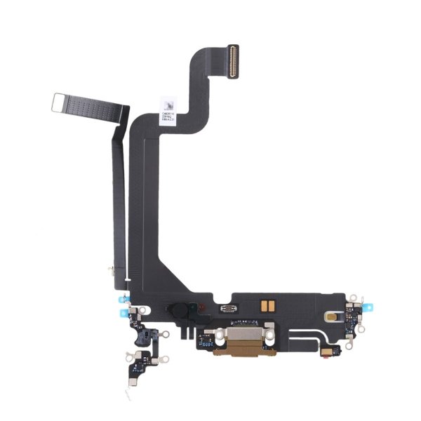 iPhone 14 Pro -latausliitin ja alkuperäinen flexkaapeli - Kulta