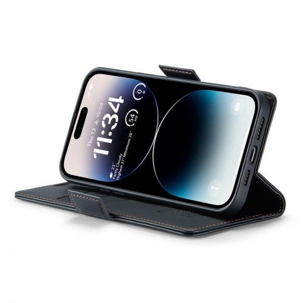 CaseMe iPhone 14 Pro Max Kotelo 023 Series Musta