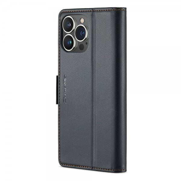 CaseMe iPhone 14 Pro Max Kotelo 023 Series Musta