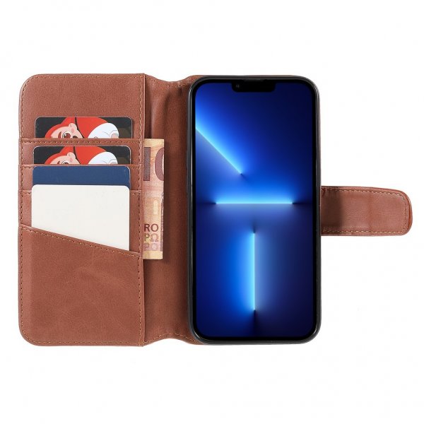 Nordic Covers iPhone 14 Pro Max Kotelo Essential Leather Maple Brown