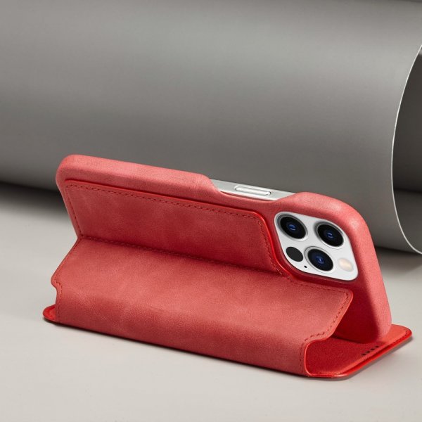Lc.Imeeke iPhone 14 Pro Max Suojakotelo Kansi Punainen
