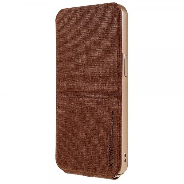 X-Level iPhone 14 Pro Max Journey Series -suojakotelo, ruskea