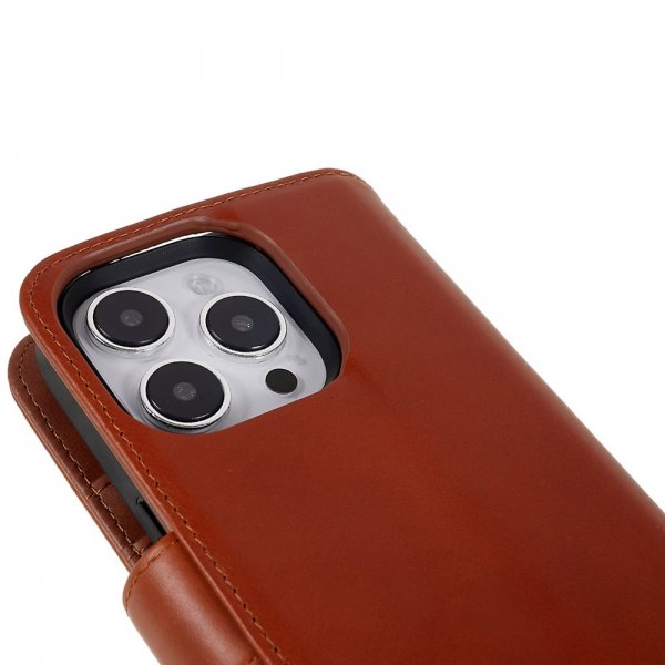 Nordic Covers iPhone 14 Pro Max -suojakotelo, MagLeather, Maple Brown
