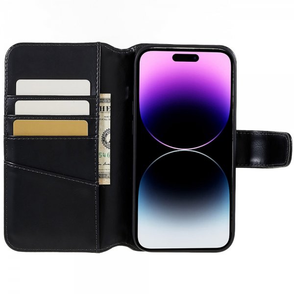 Nordic Covers iPhone 14 Pro Max -suojakotelo MagLeather Raven Black