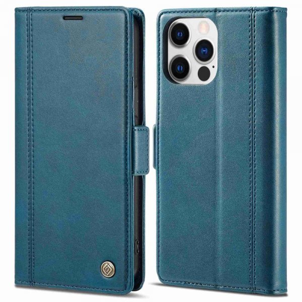Lc.Imeeke iPhone 14 Pro Max -kotelo korttipaikalla Sininen