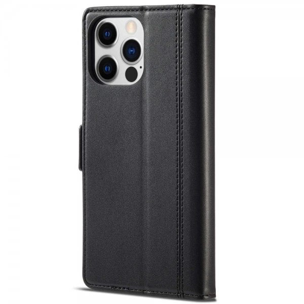 Lc.Imeeke iPhone 14 Pro Max -kotelo korttipidikkeellä, musta