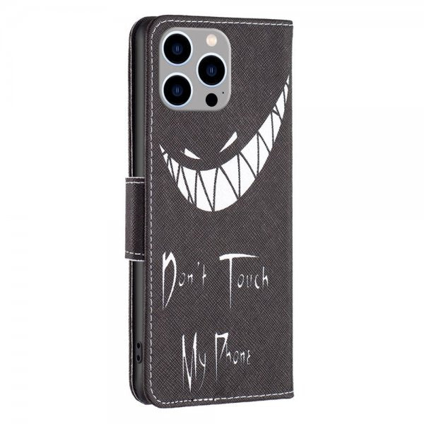 iPhone 14 Pro Max Suojakuori Kuvio Don't Touch My Phone