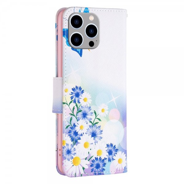 iPhone 14 Pro Max Suojakuori Perhosia ja Kukkia