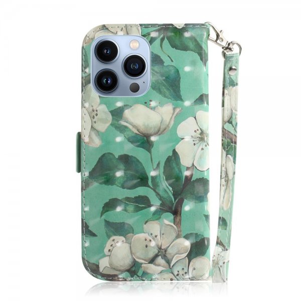 iPhone 14 Pro Max -kuoret kuviolla Valkoisia kukkia