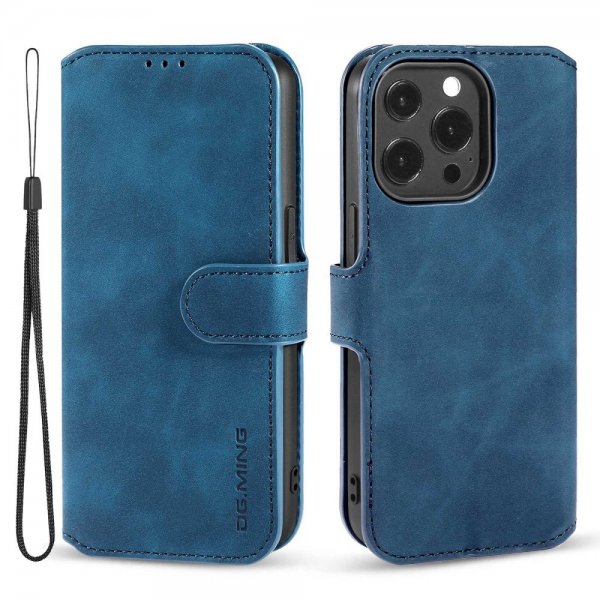 Dg.Ming iPhone 14 Pro Max Retro sininen kotelo