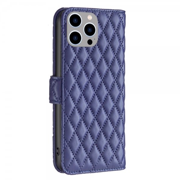 iPhone 14 Pro Max Suojakuori Vinokuvio Sininen