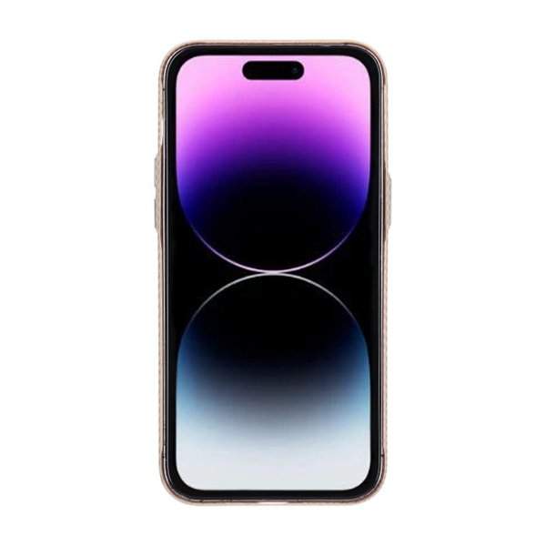iPhone 14 Pro Max Kuori Hiilikuitukuvio MagSafe Kulta