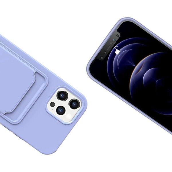 iPhone 14 Pro Max Suojakuori Korttipidike Liila