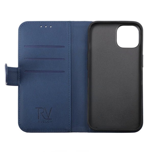 Rvelon iPhone 14 Pro Max -kotelo, magneettinen, irrotettava, sininen