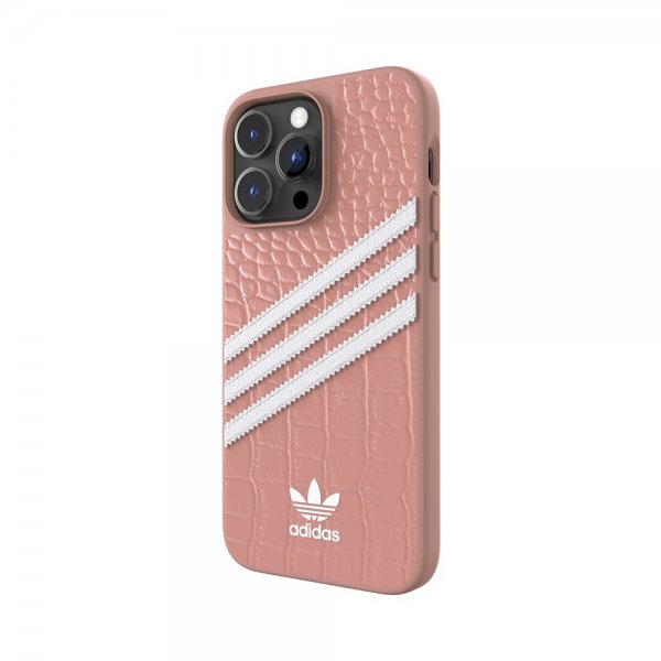 Adidas iPhone 14 Pro Max Skal 3 Stripes Snap Case Alligator Pink