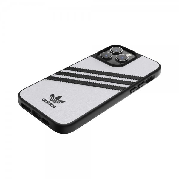 Adidas iPhone 14 Pro Max Kuori 3 Stripes Snap Case Valkoinen Musta