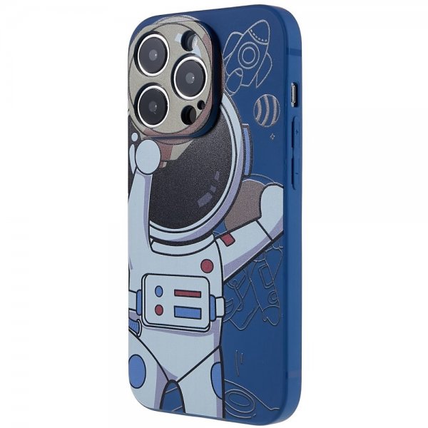iPhone 14 Pro Max Kuori Astronautti Sininen Harmaa