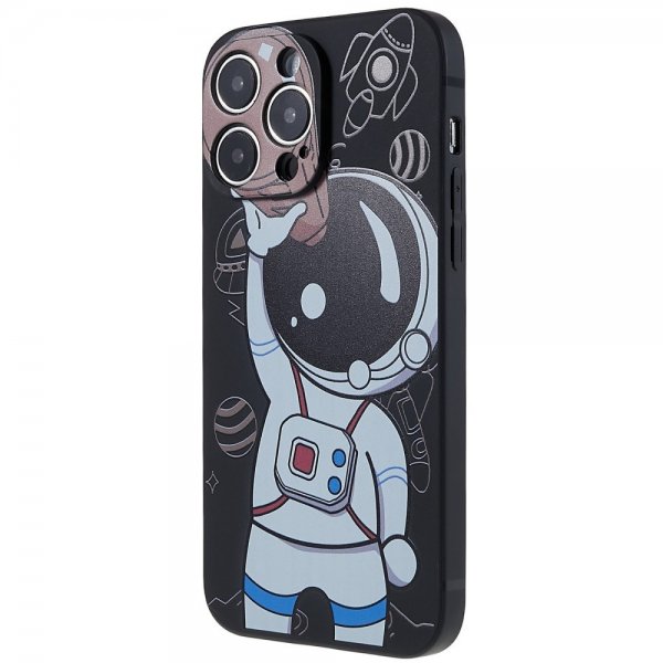 iPhone 14 Pro Max Kuoret Astronautti Musta Ruskea