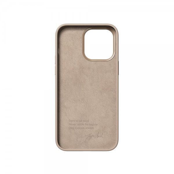 Nudient iPhone 14 Pro Max -kuori Bold Linen Beige