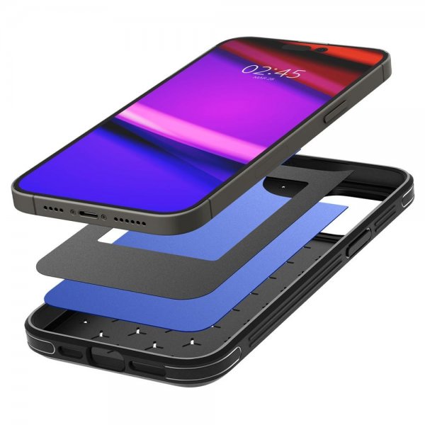 Spigen iPhone 14 Pro Max -suojakuori Cryo Armor Matte Black