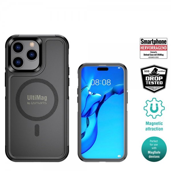 4smarts iPhone 14 Pro Max Suojakuori Defend Case Ultimag