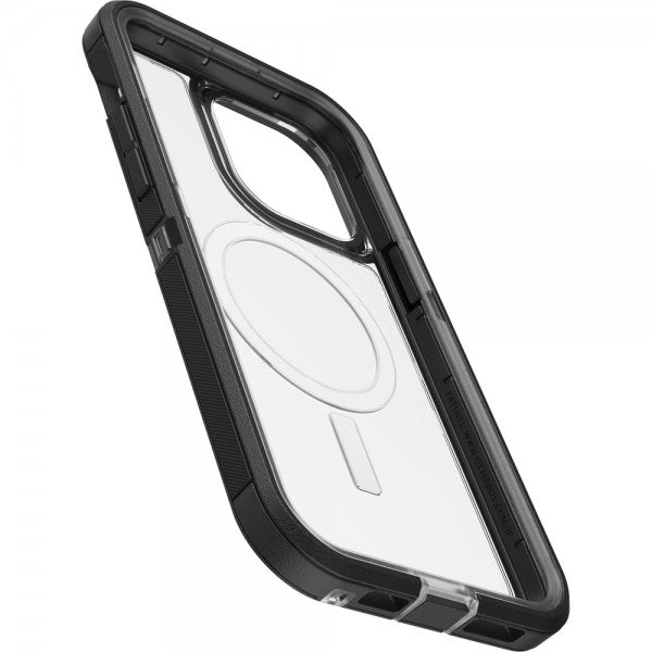 Otterbox iPhone 14 Pro Max -suojakuori Defender XT, musta/kirkas