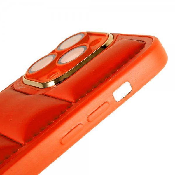 iPhone 14 Pro Max Kuori Down Jacket Design Orange