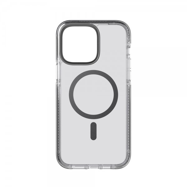 Tech21 iPhone 14 Pro Max -suojakuori Evo Crystal MagSafe, grafiitinmusta
