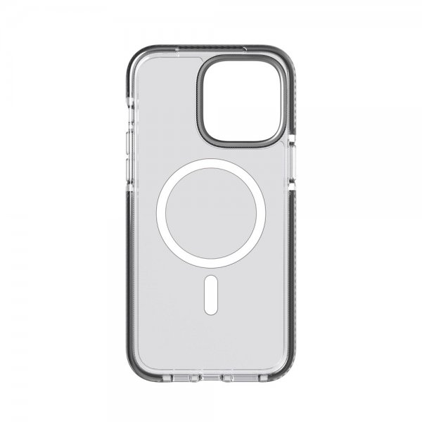 Tech21 iPhone 14 Pro Max -suojakuori Evo Crystal MagSafe, grafiitinmusta