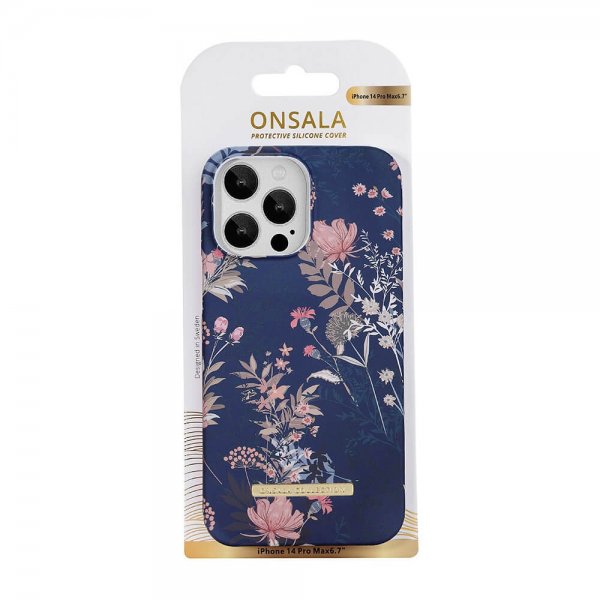 Onsala iPhone 14 Pro Max Kuori Fashion Edition Dark Flower