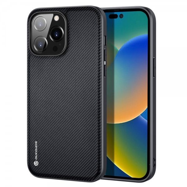 Dux Ducis iPhone 14 Pro Max -kuori FINO Series Musta